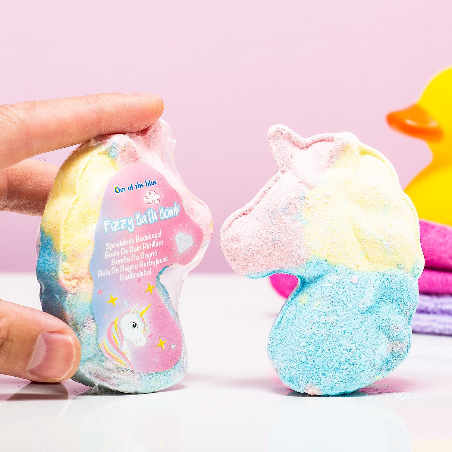 Einhorn-Badebombe