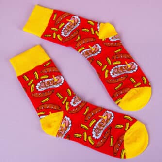 Currywurst-Socken