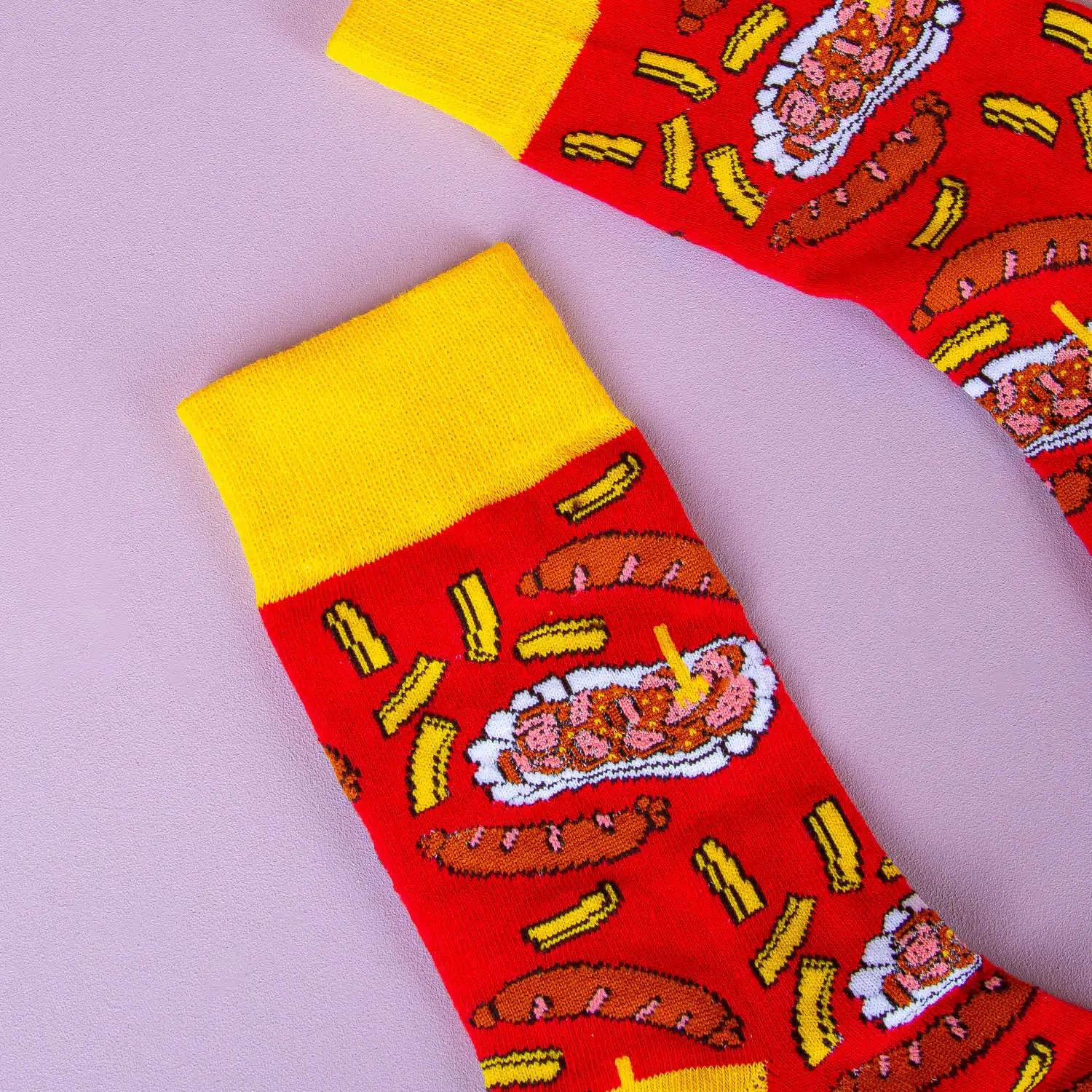 Currywurst-Socken