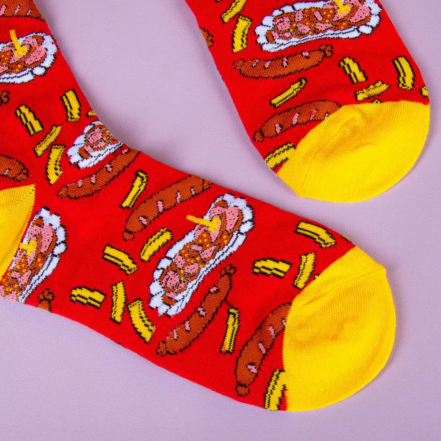 Currywurst-Socken