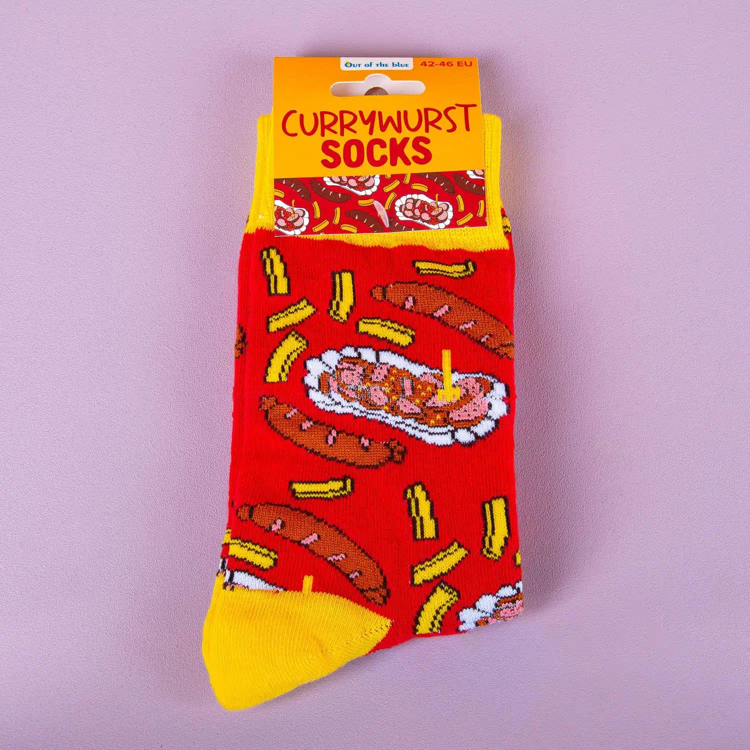 Currywurst-Socken
