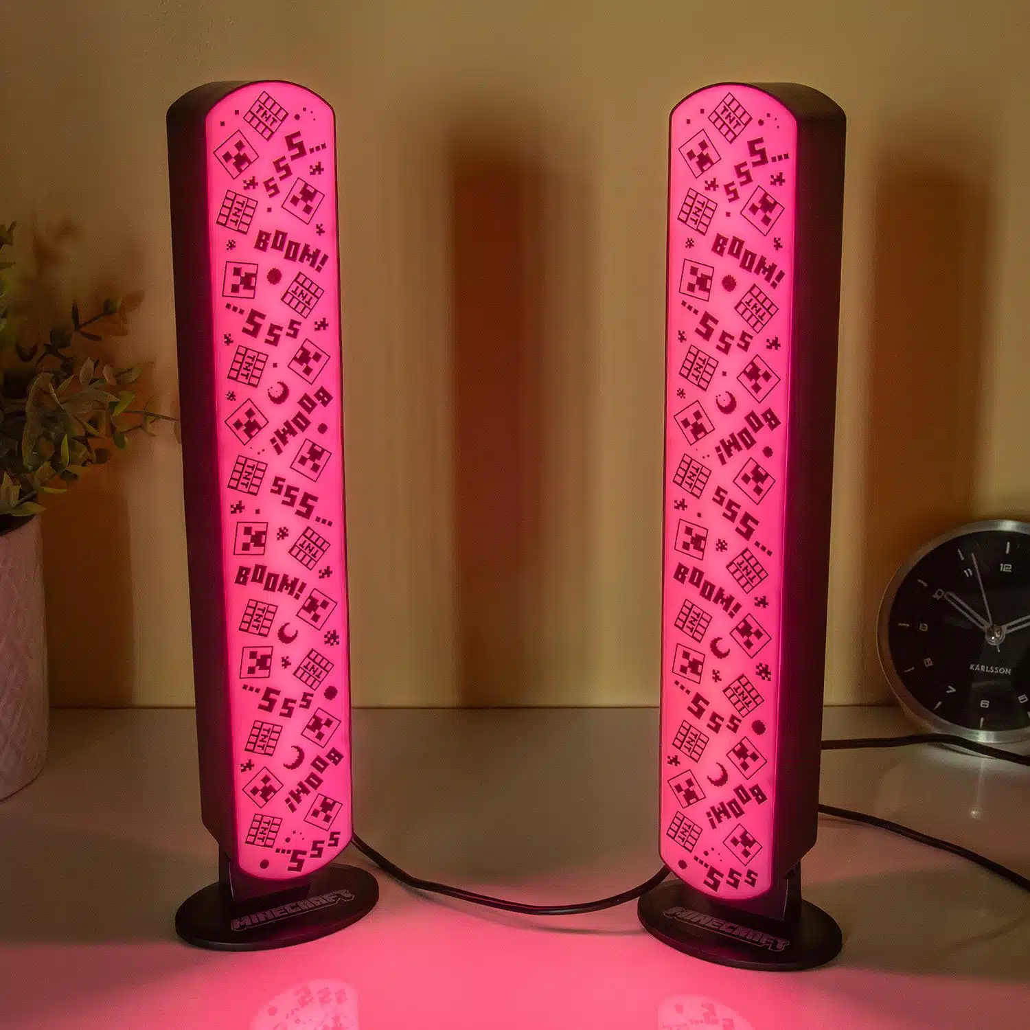 Minecraft Creeper Lichtleisten (Set von 2)