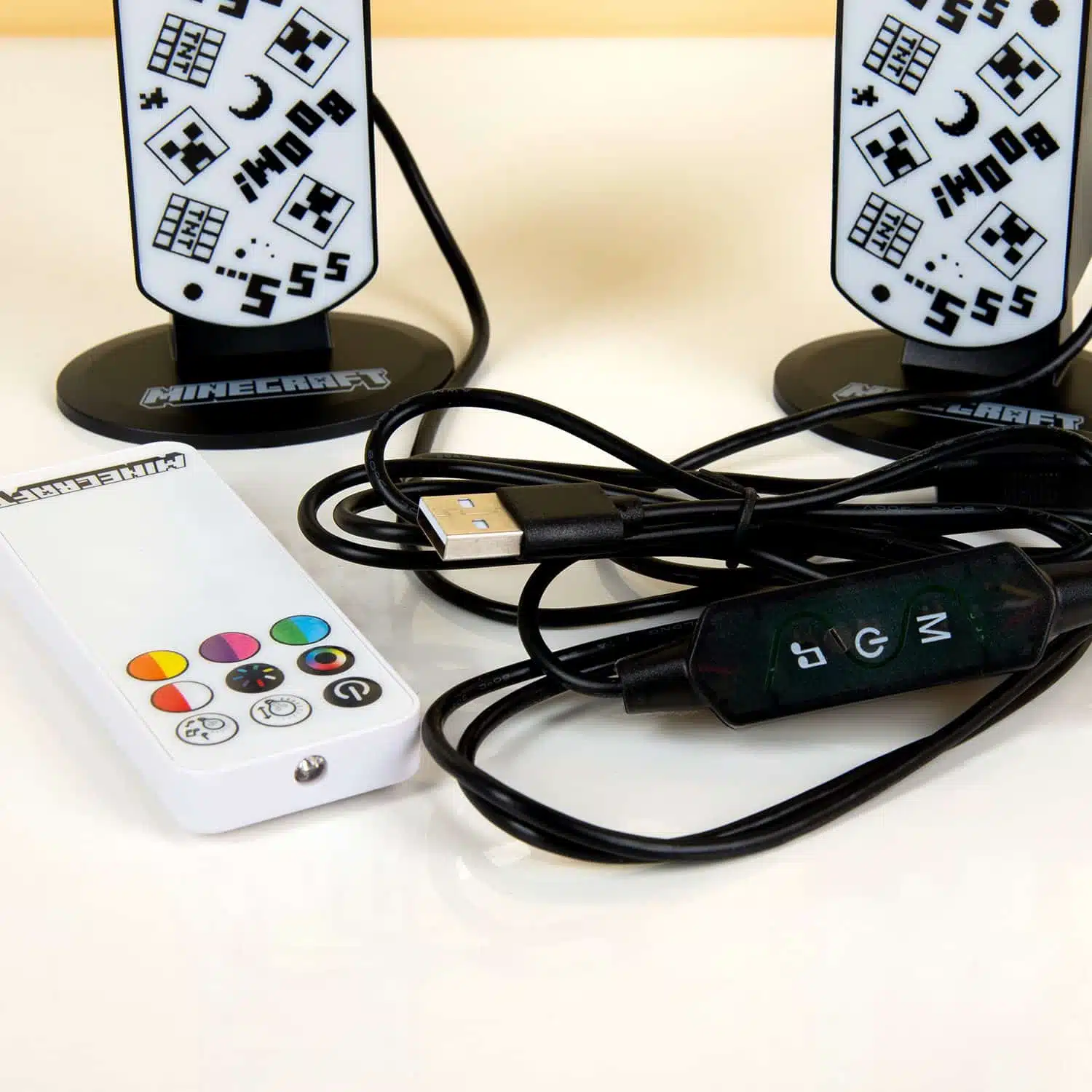 Minecraft Creeper Lichtleisten (Set von 2)