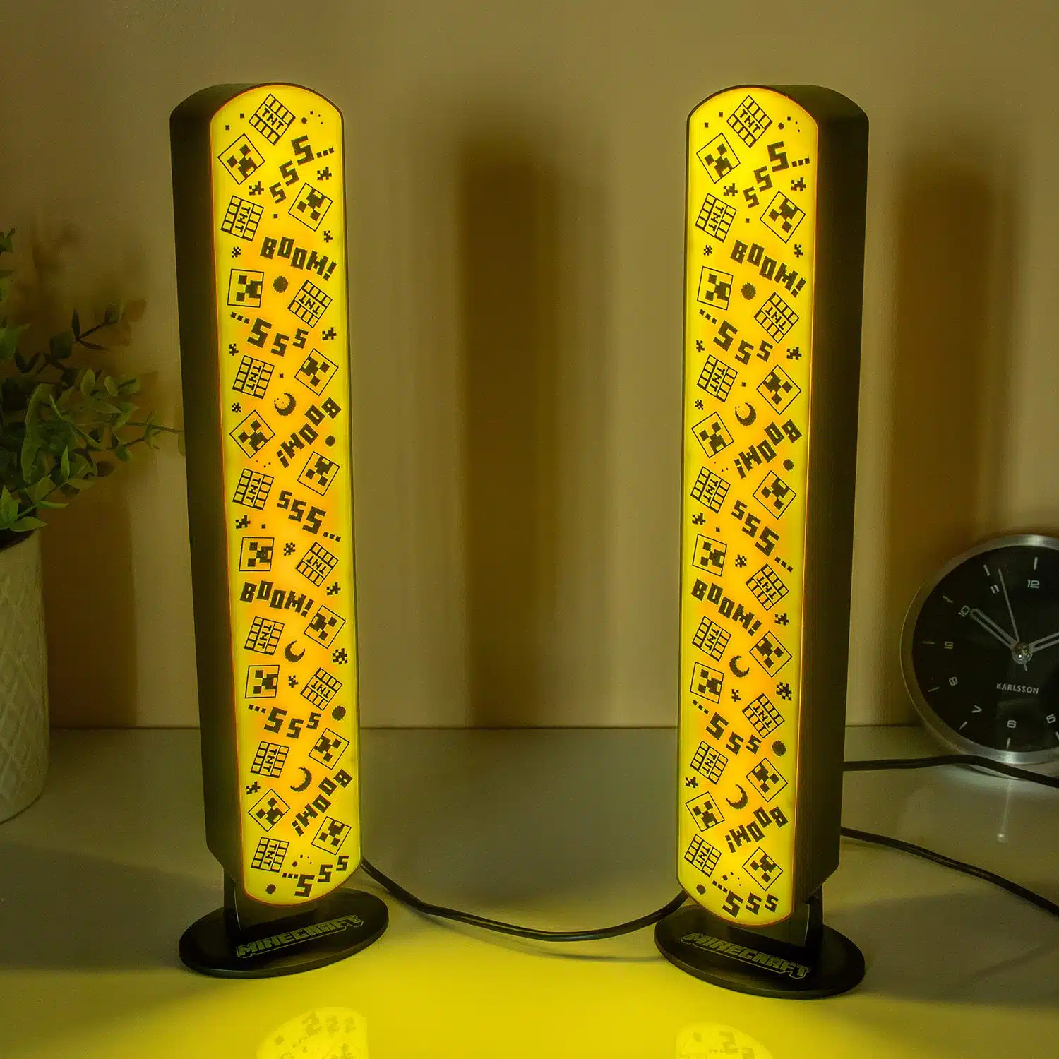 Minecraft Creeper Lichtleisten (Set von 2)