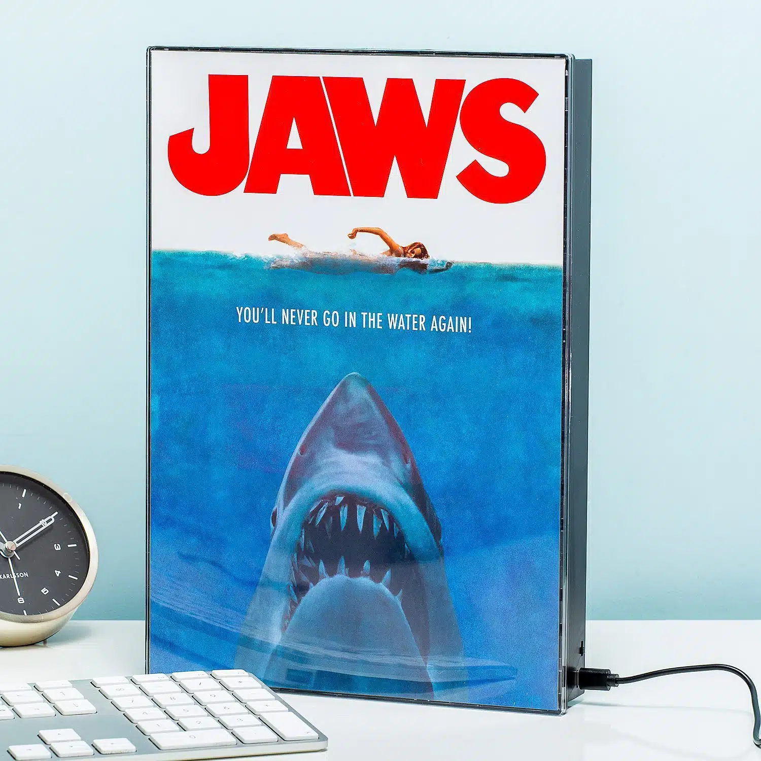 Jaws Filmposter Lampe