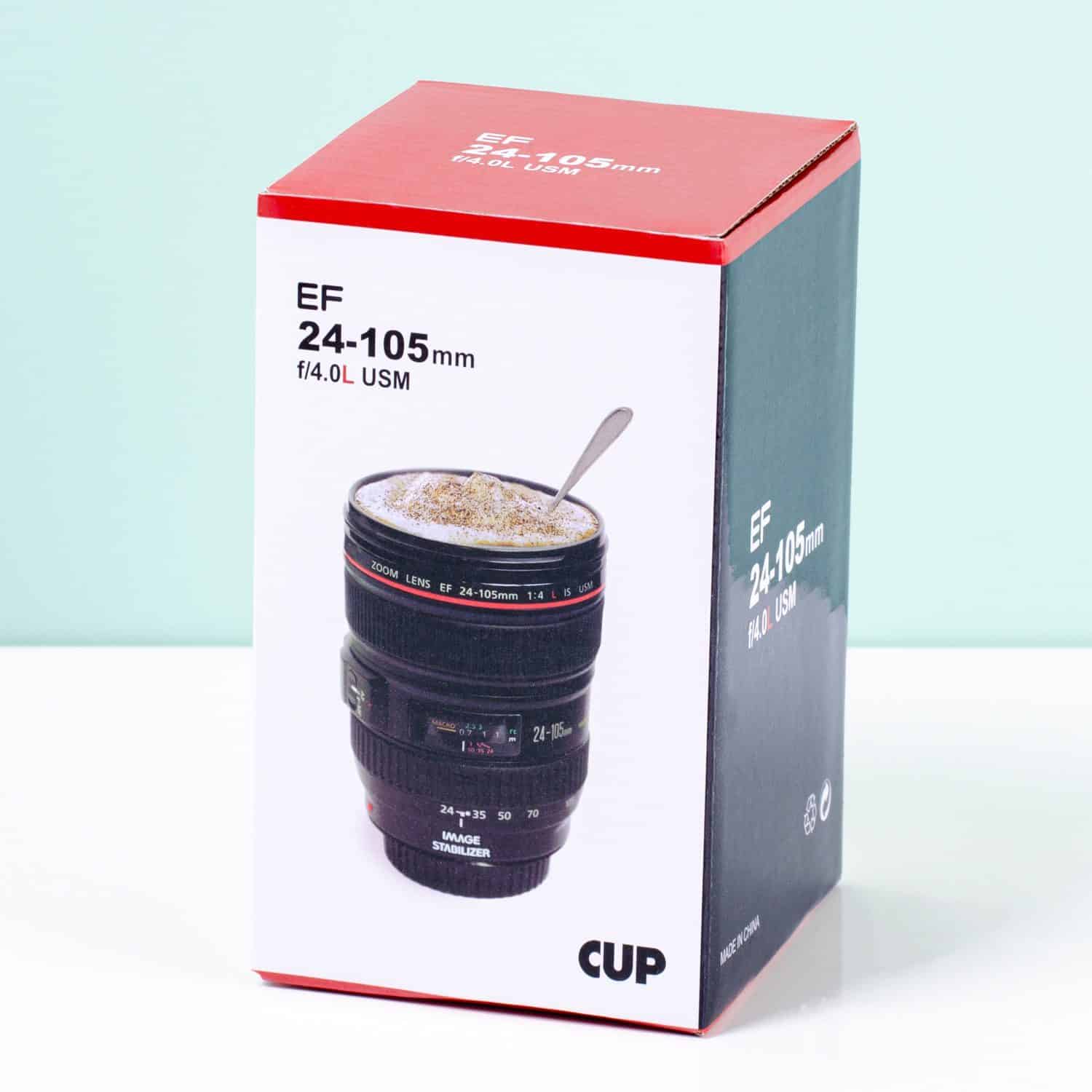 Kameraobjektiv Tasse