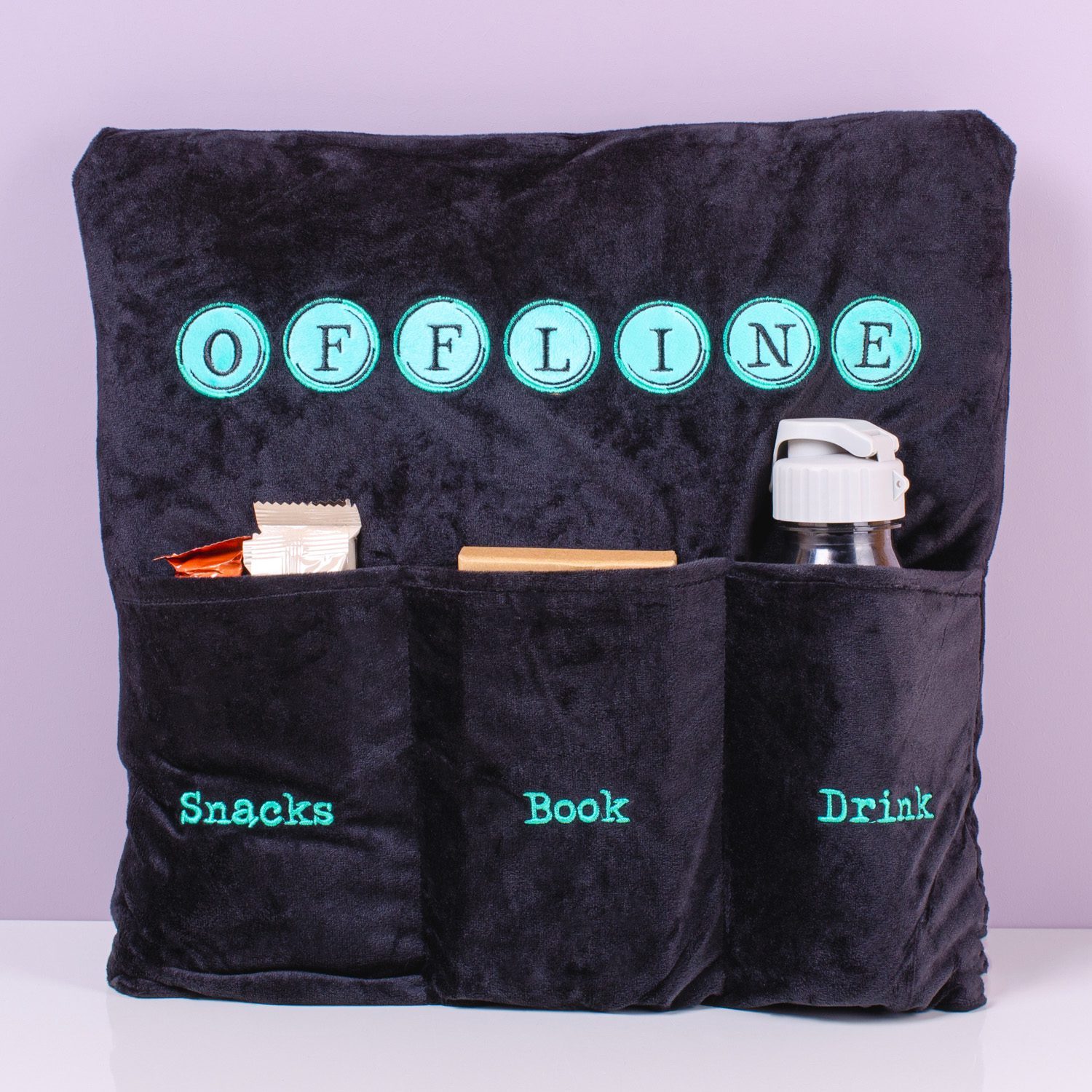 Offline Kissen mit Taschen