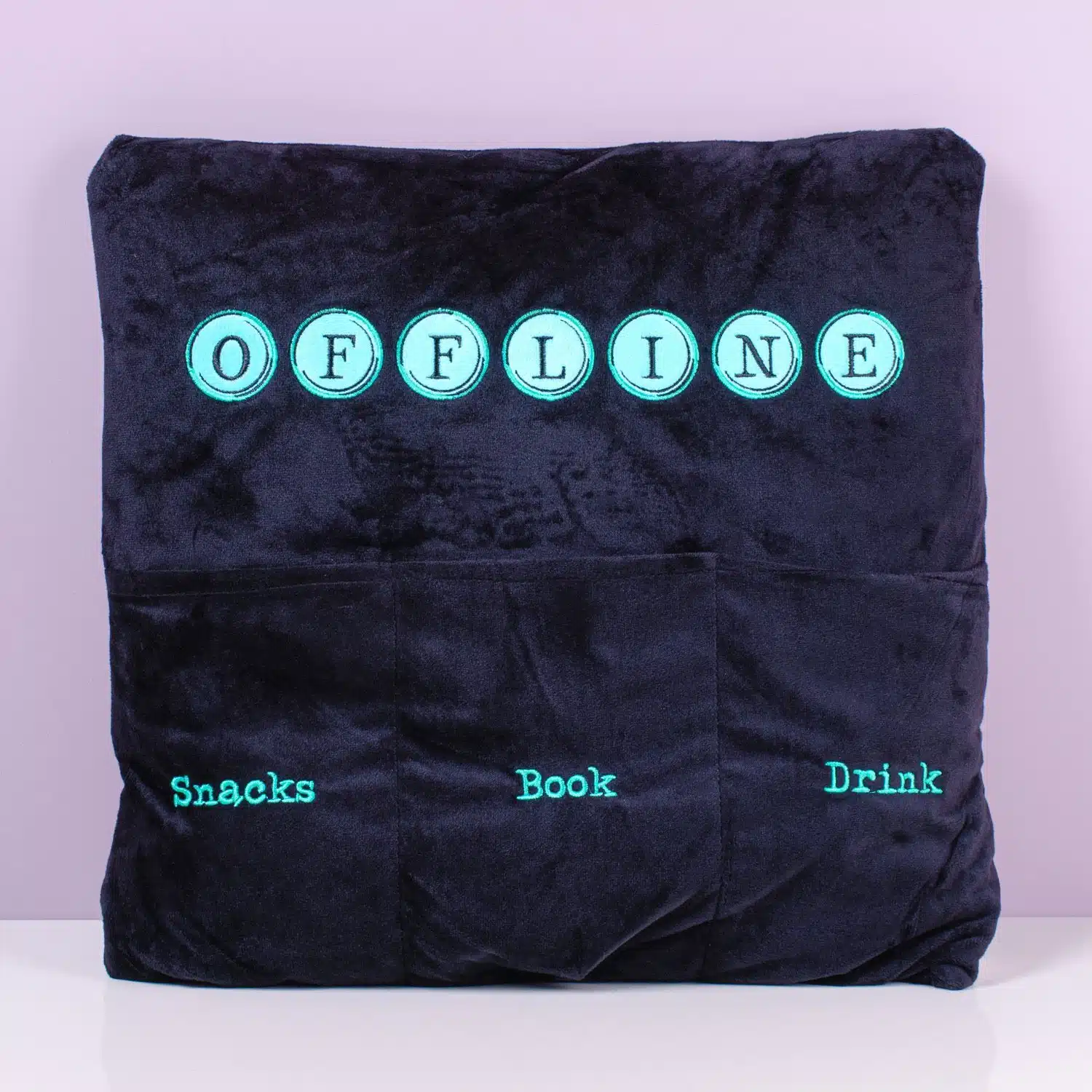 Offline Kissen mit Taschen