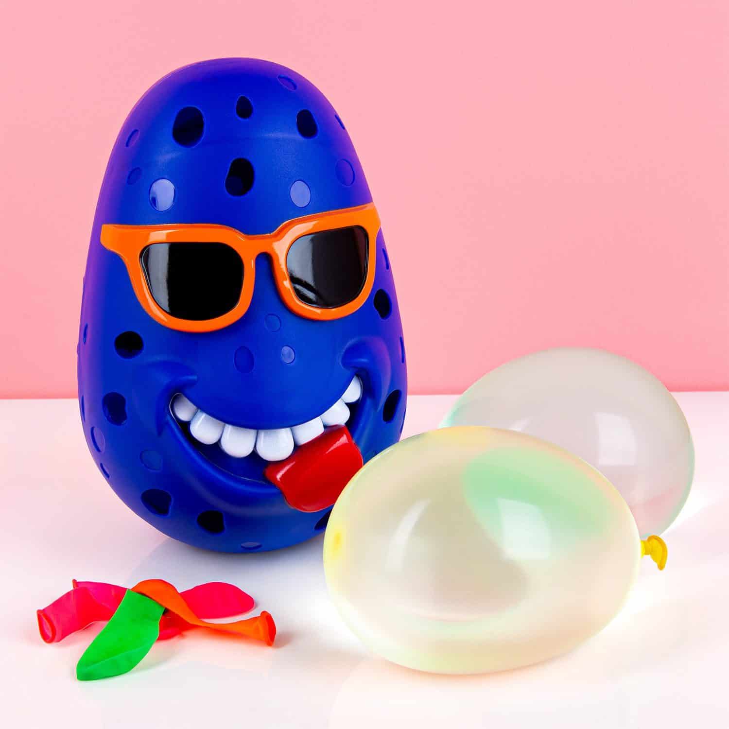 Wasserballon-Wurfspiel mit Timer