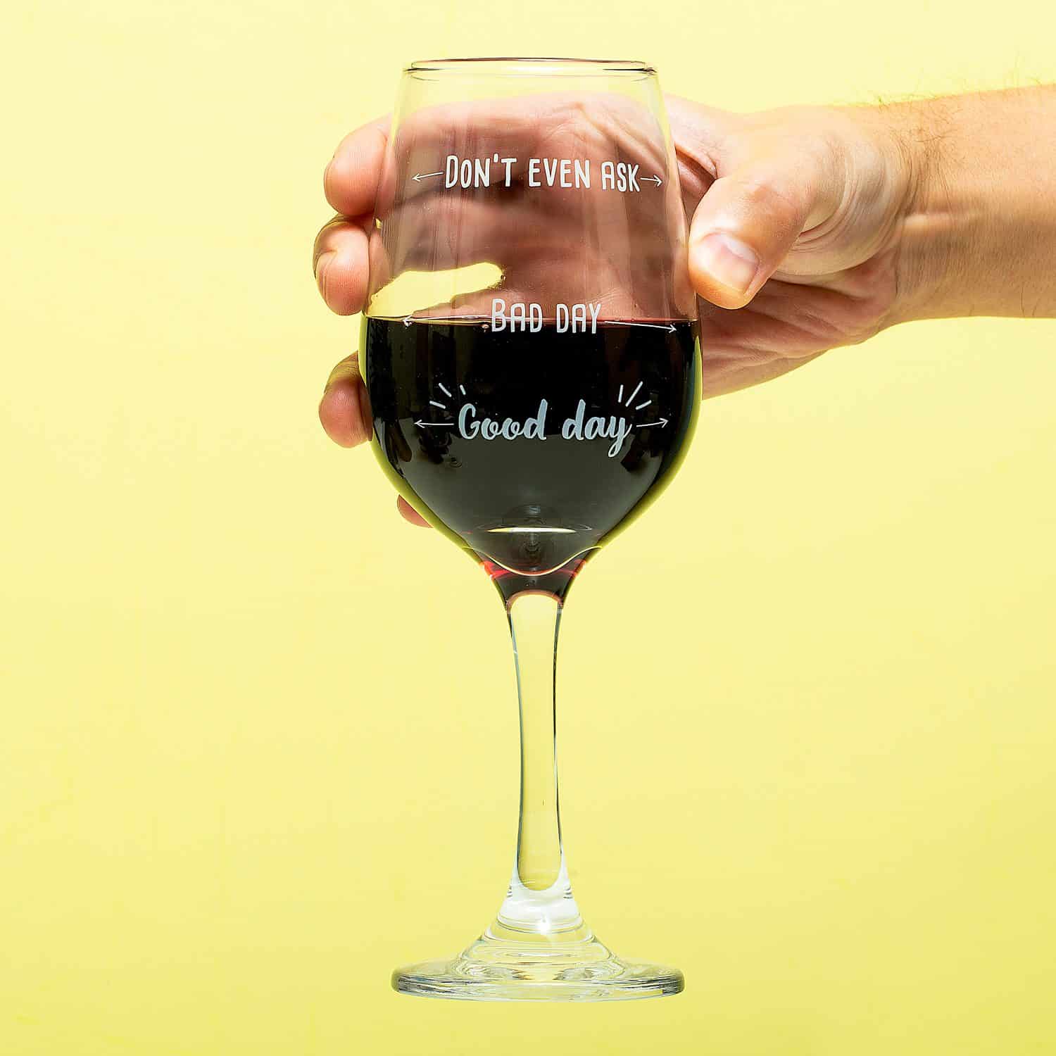 Good Day Bad Day Weinglas