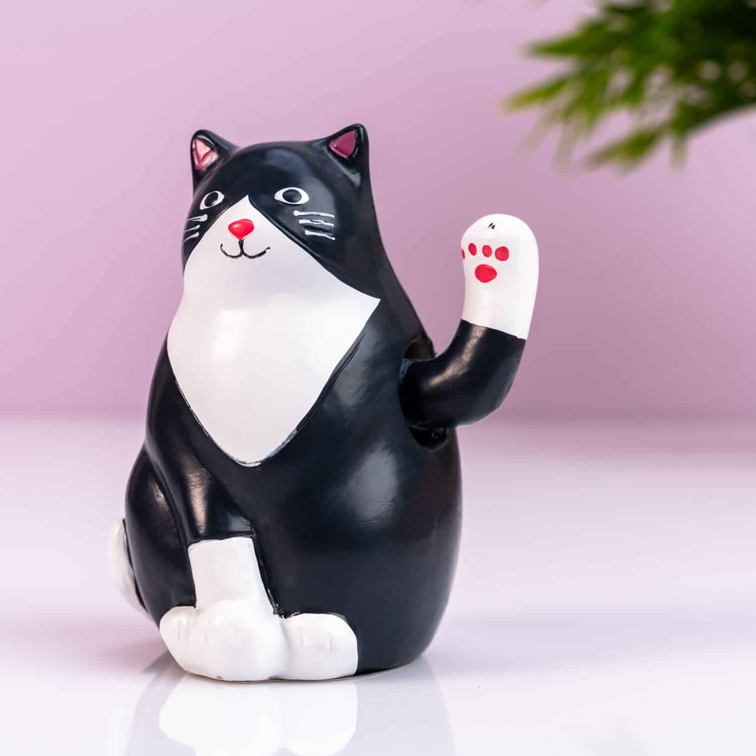 Solarbetriebene Winkende Katze