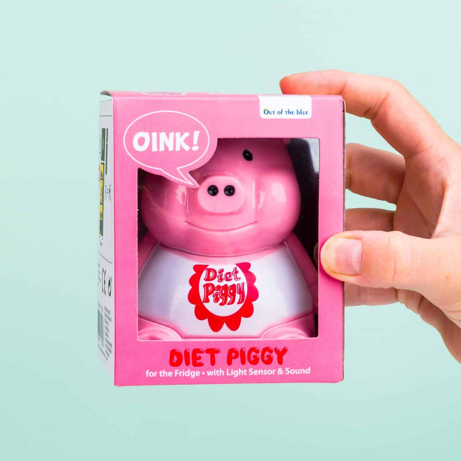 Diät-Schweinchen für den Kühlschrank