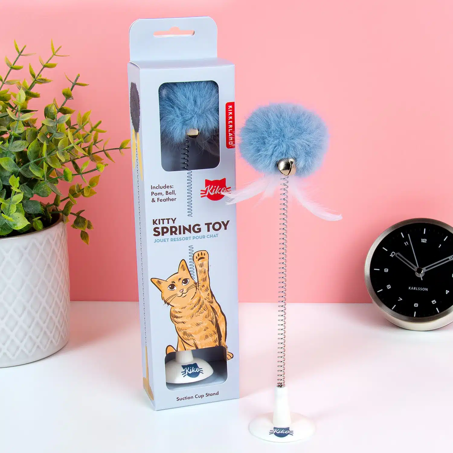 Katzenspielzeug mit Saugnapf