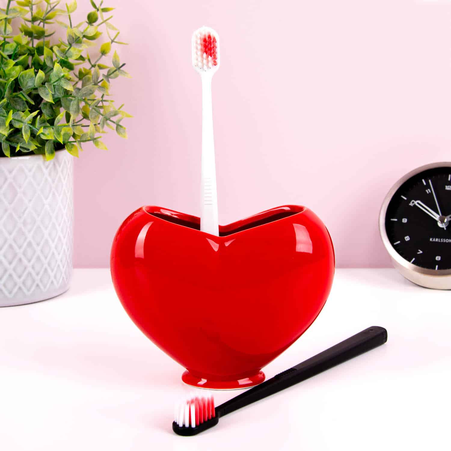 Herz-Zahnbürstenset
