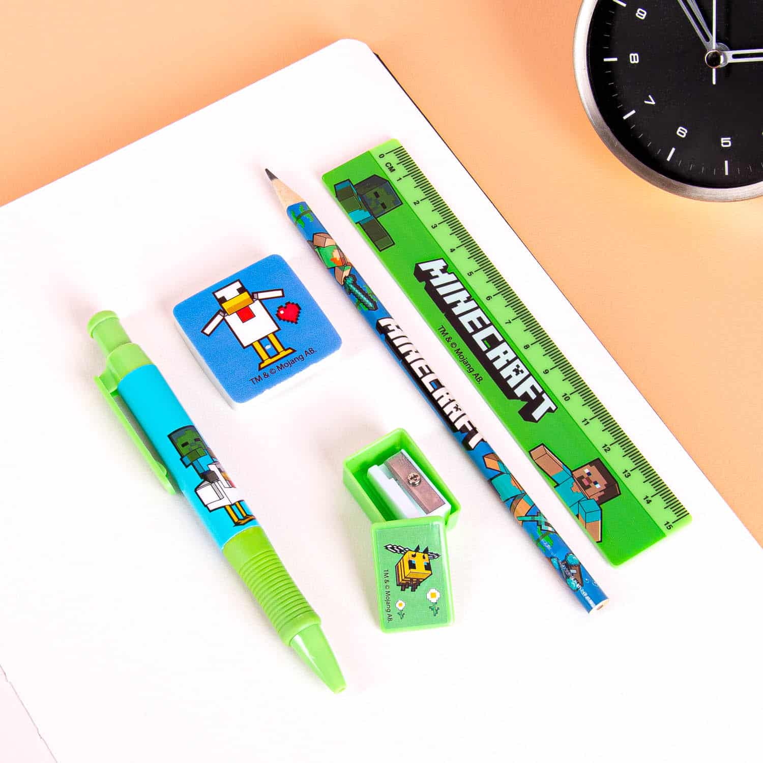 Minecraft Schreibset (Set aus 5)