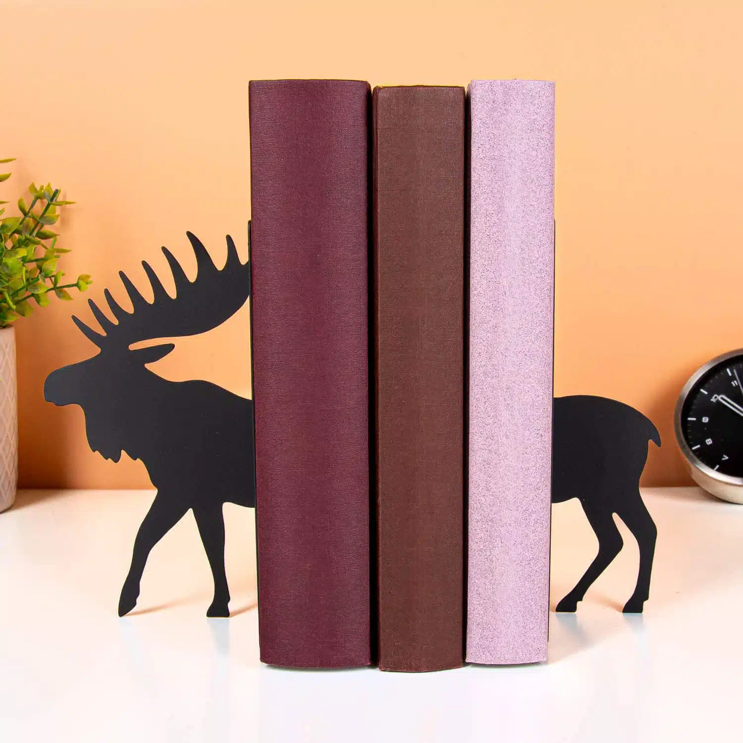 Elch Buchstütze (Set von 2)