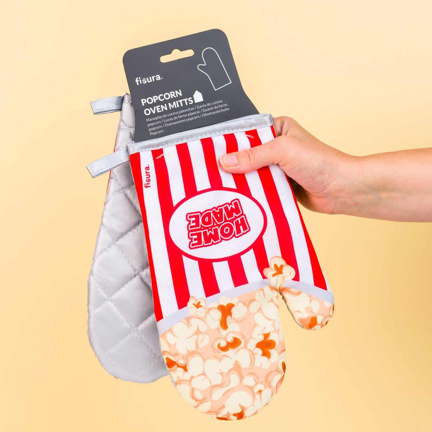 Popcorn-Ofenhandschuhe (2er-Set)