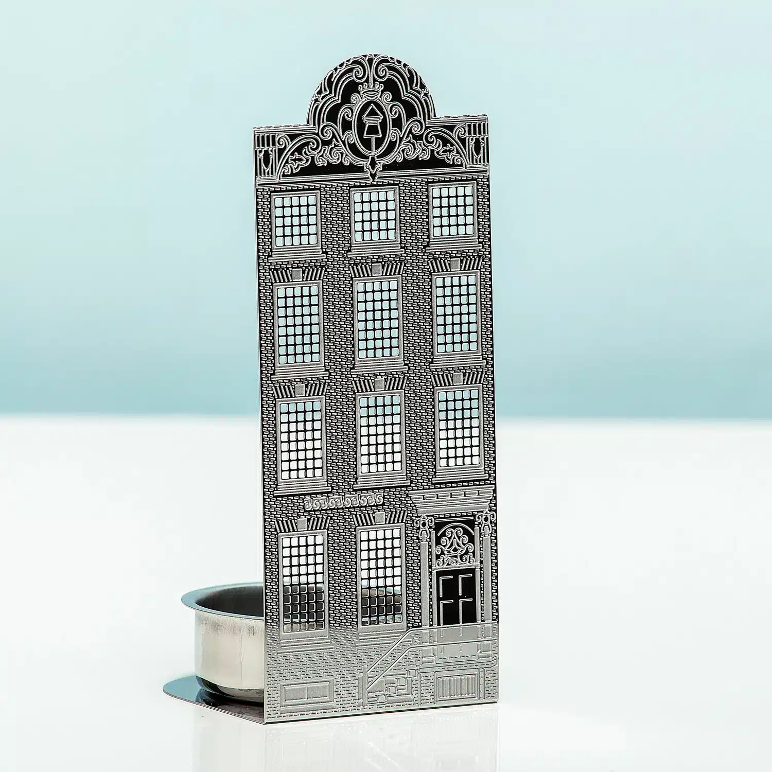 Grachtenhรคuser Teelichthalter - Halbrundgiebel