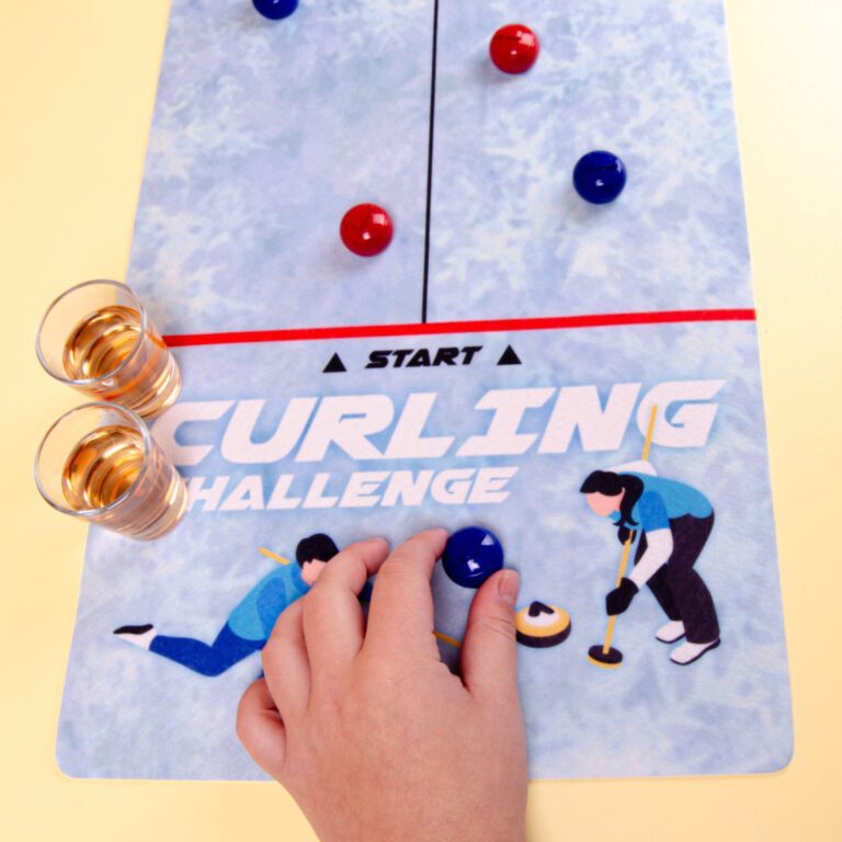 Sport Trinkspiel mit Schnapsgläsern