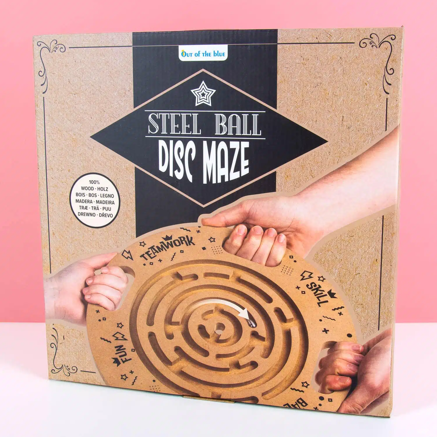 Teamwork-Labyrinth aus Holz