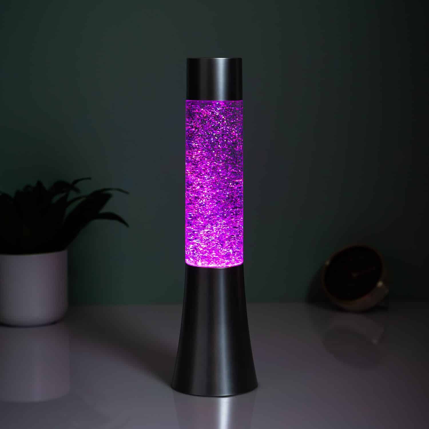 Multicolor Glitterlampe