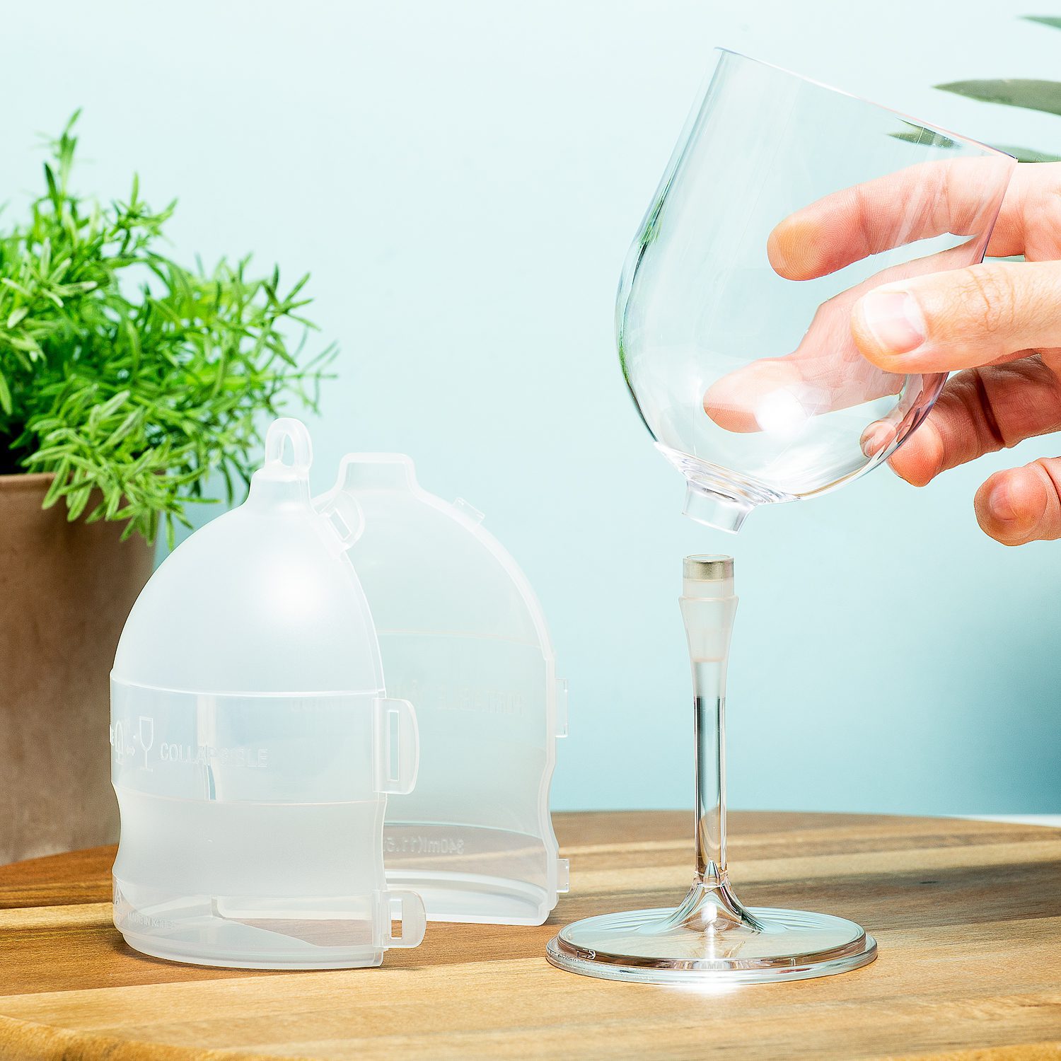 Outdoor Weingläser - Ein Glas