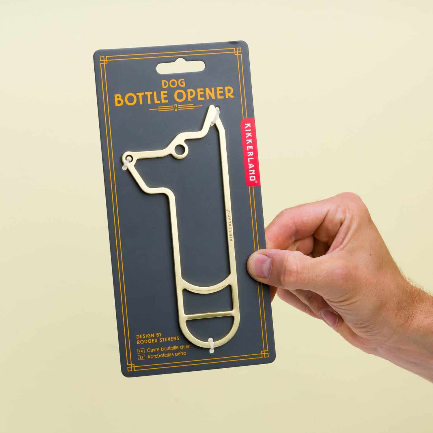 Flaschenöffner in Form eines Hundes