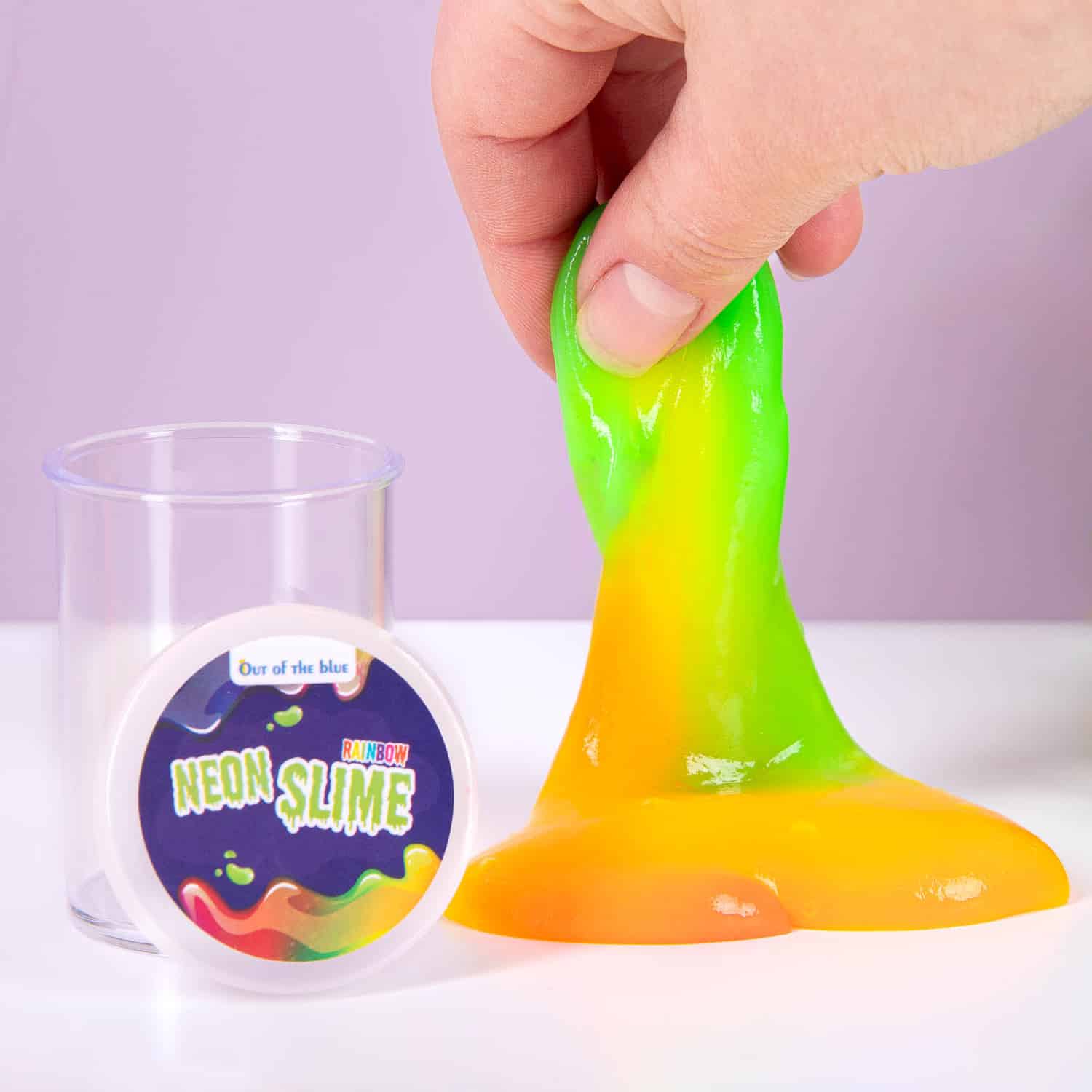 Neon Regenbogen Schleim