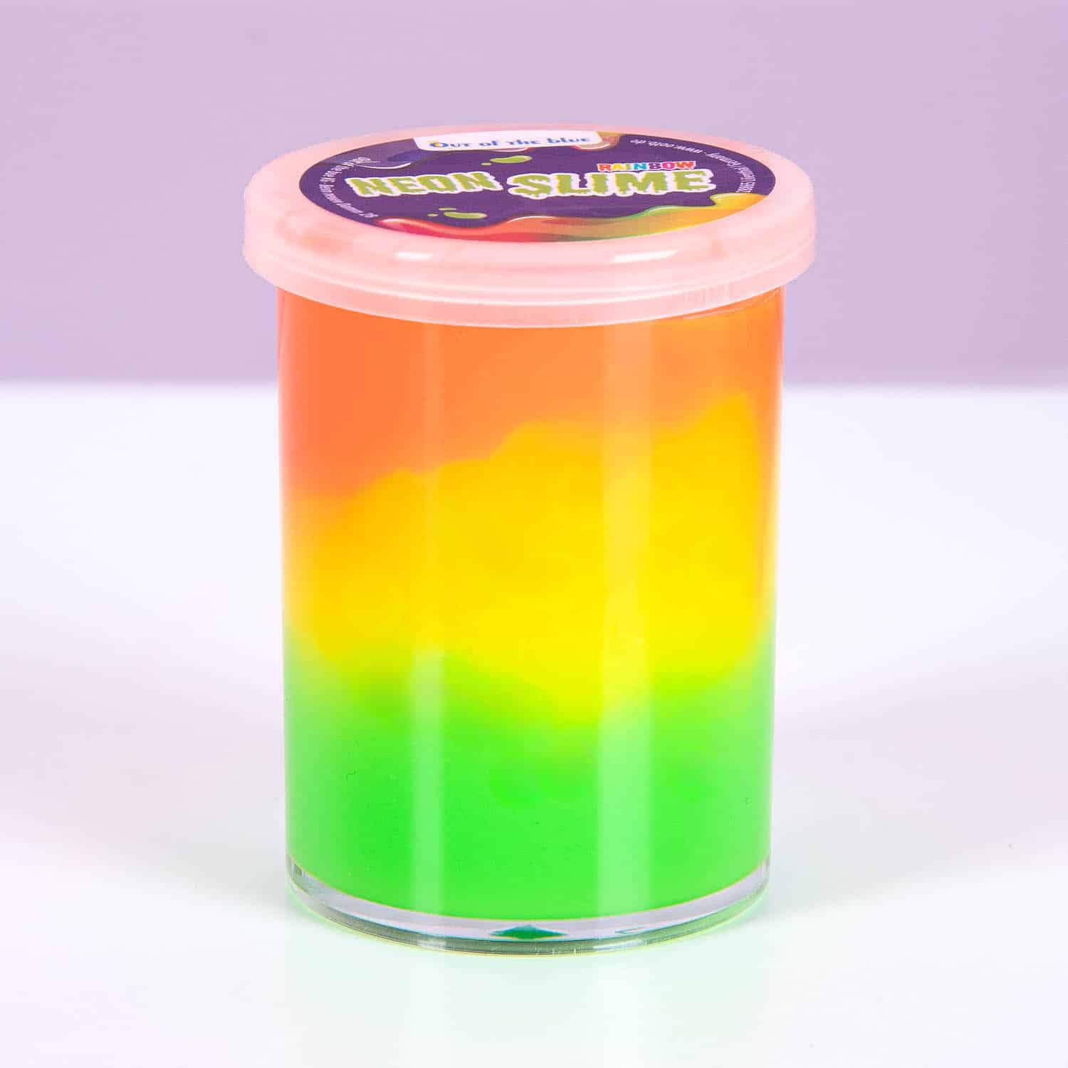Neon Regenbogen Schleim