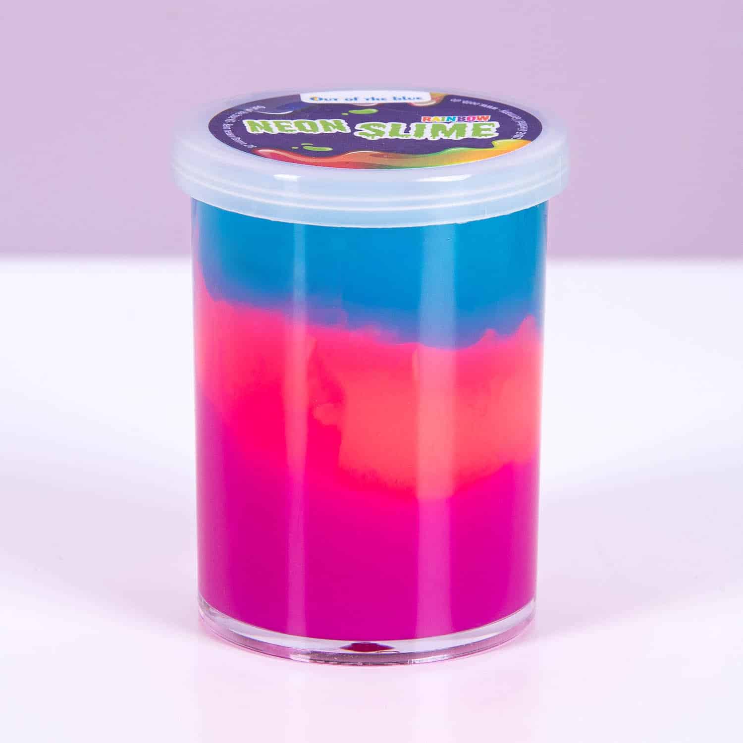 Neon Regenbogen Schleim