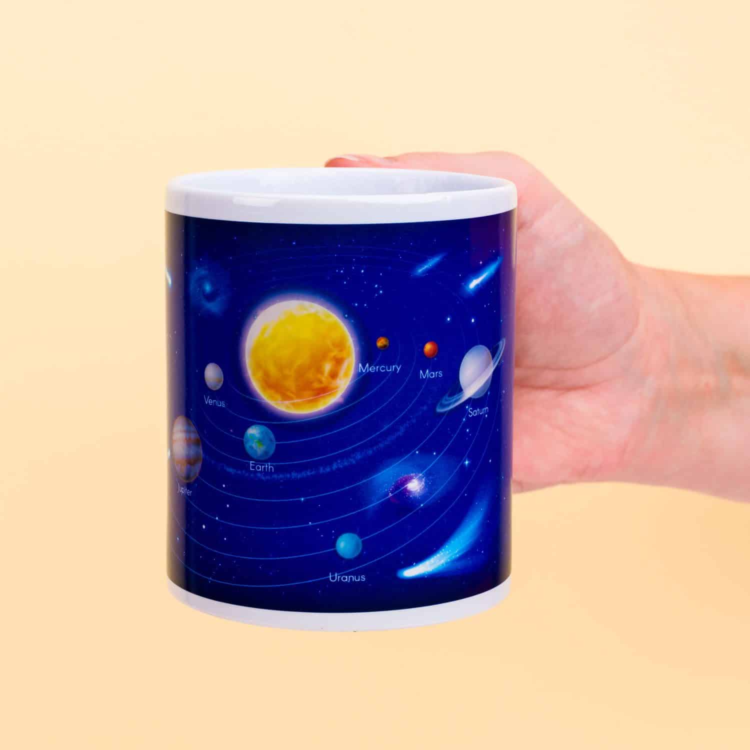 Hitzeempfindlicher Becher des Sonnensystems