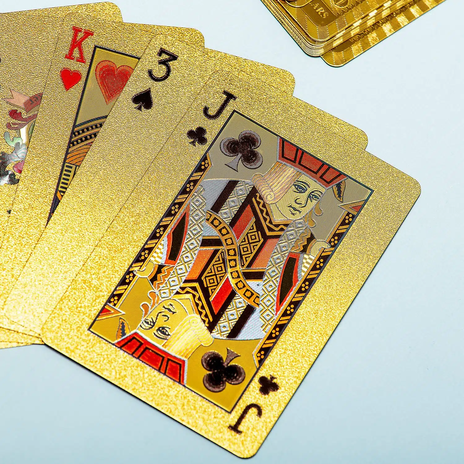 Goldenes Kartenspiel