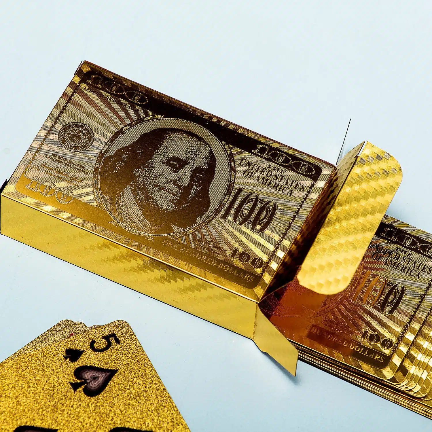 Goldenes Kartenspiel