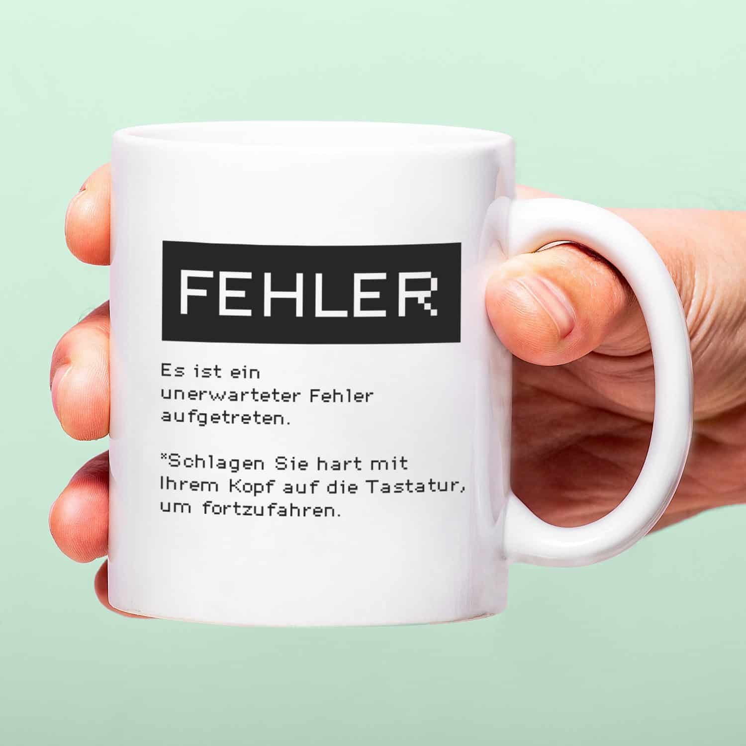 Tasse Fehler