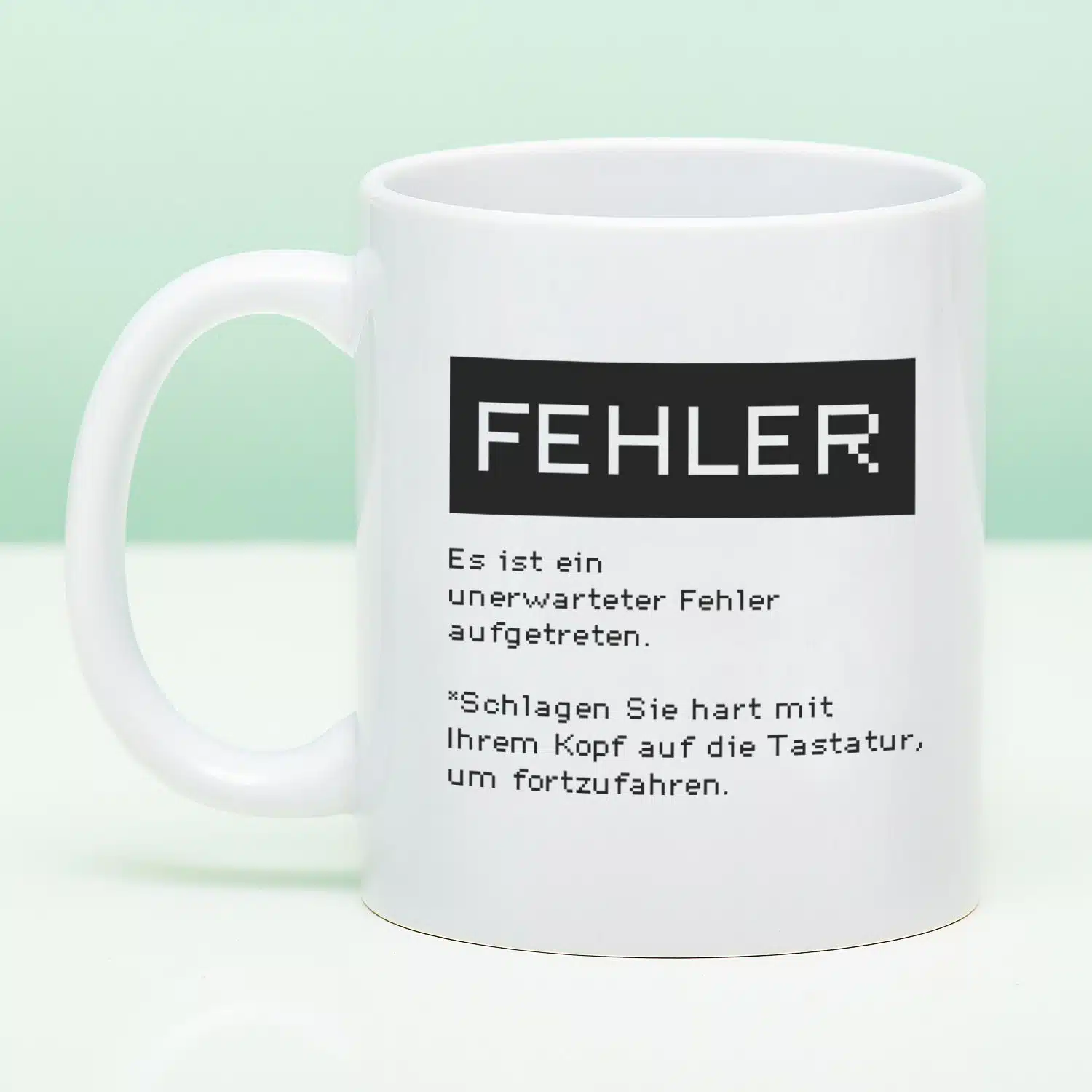 Tasse Fehler