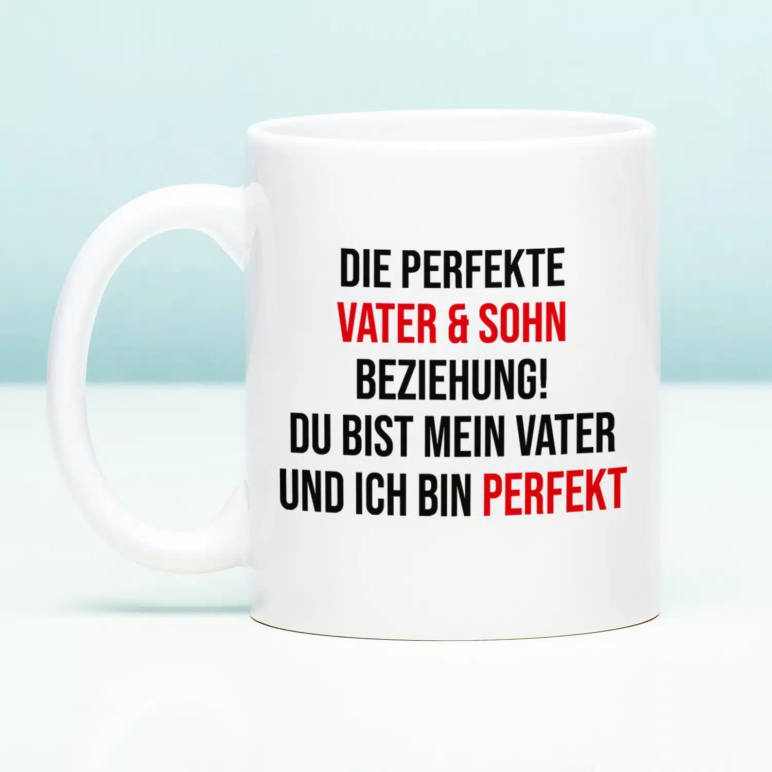 Tasse Perfekte Vater & Sohn-Beziehung