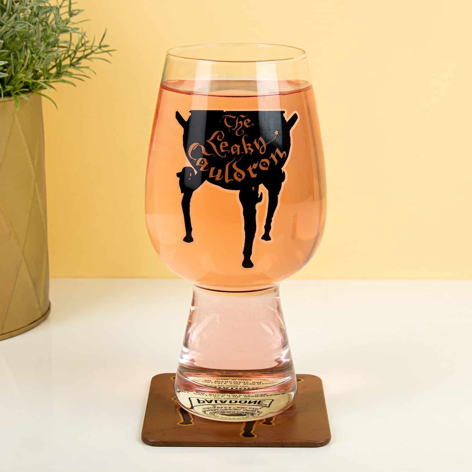 Harry Potter The Leaky Cauldron Glas und Untersetzer