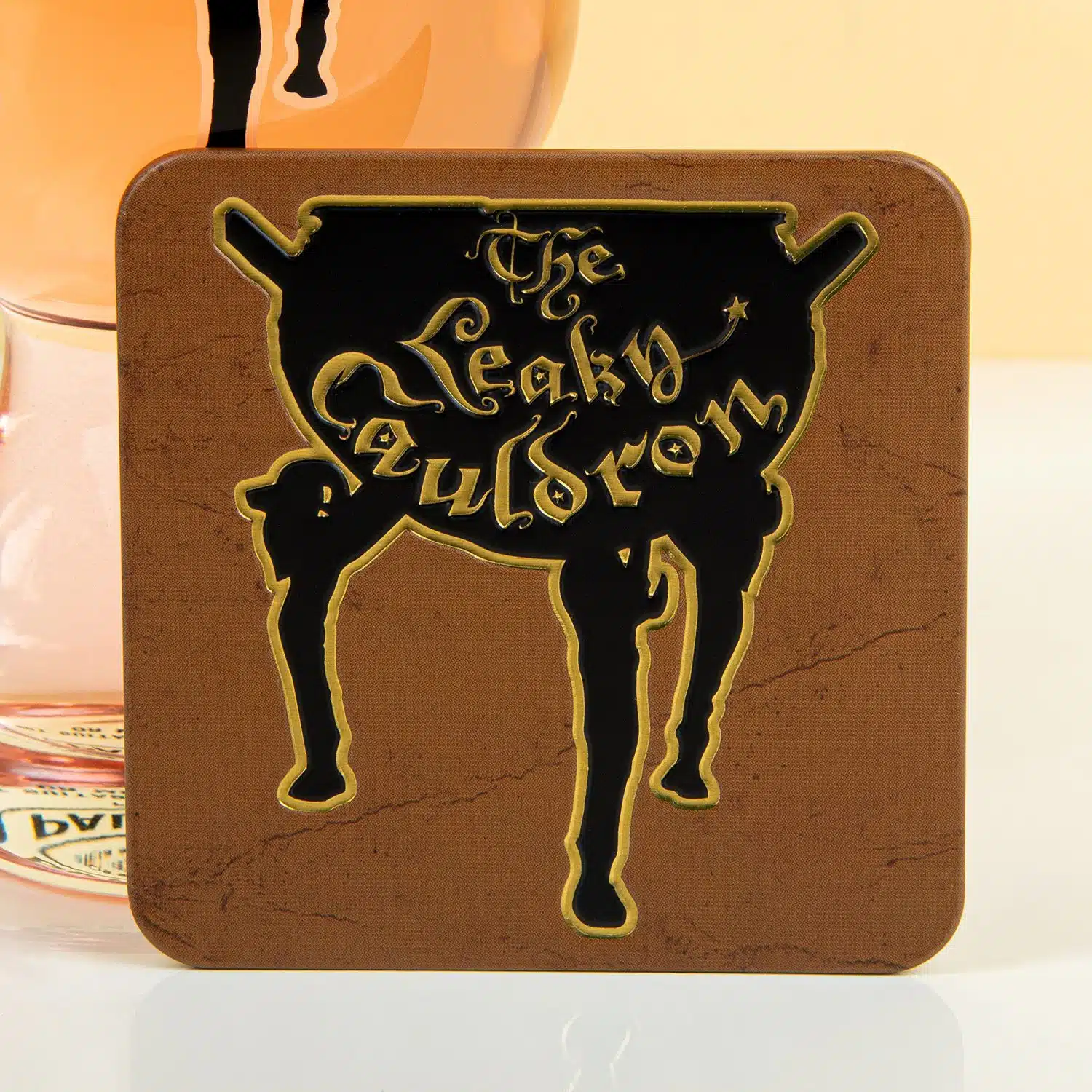 Harry Potter The Leaky Cauldron Glas und Untersetzer