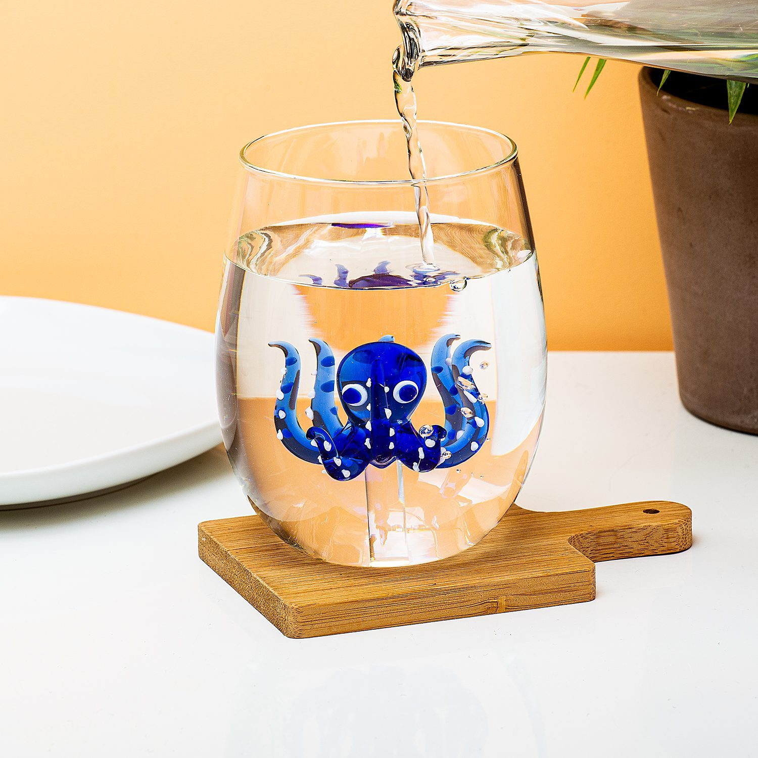 Octopus-Glas