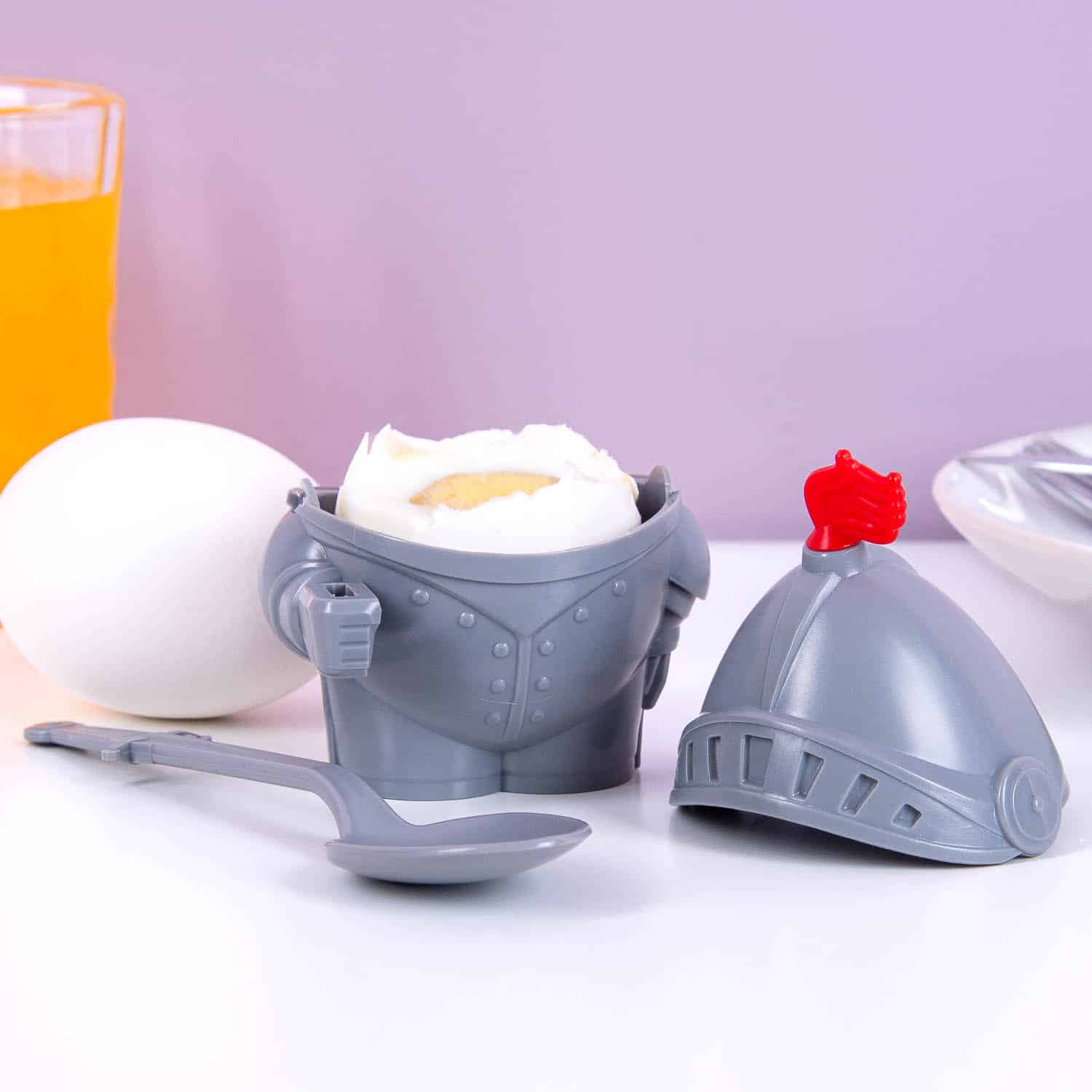 Eierdop in Form von König Arthur