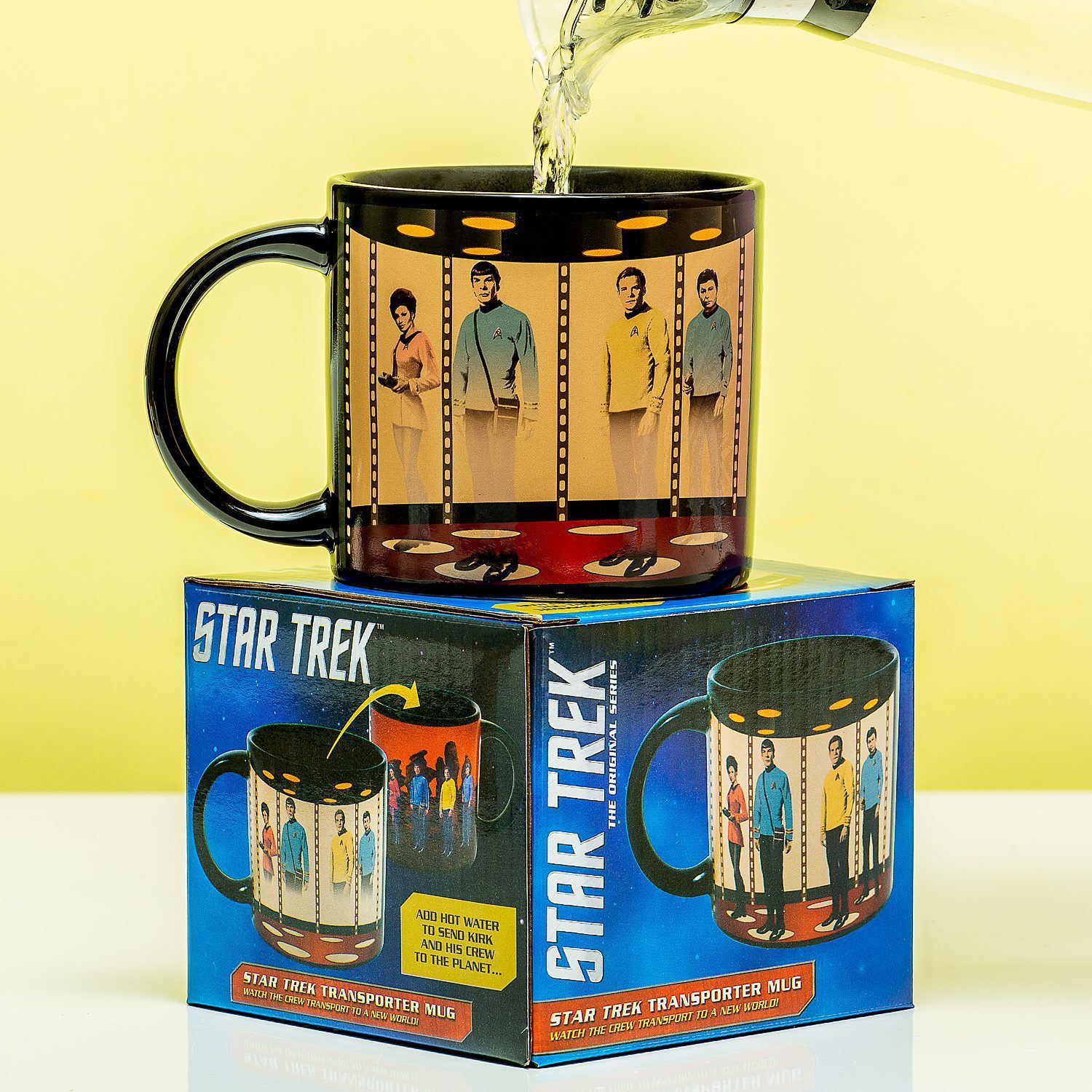 Star Trek Transporter wärmeempfindliche Tasse