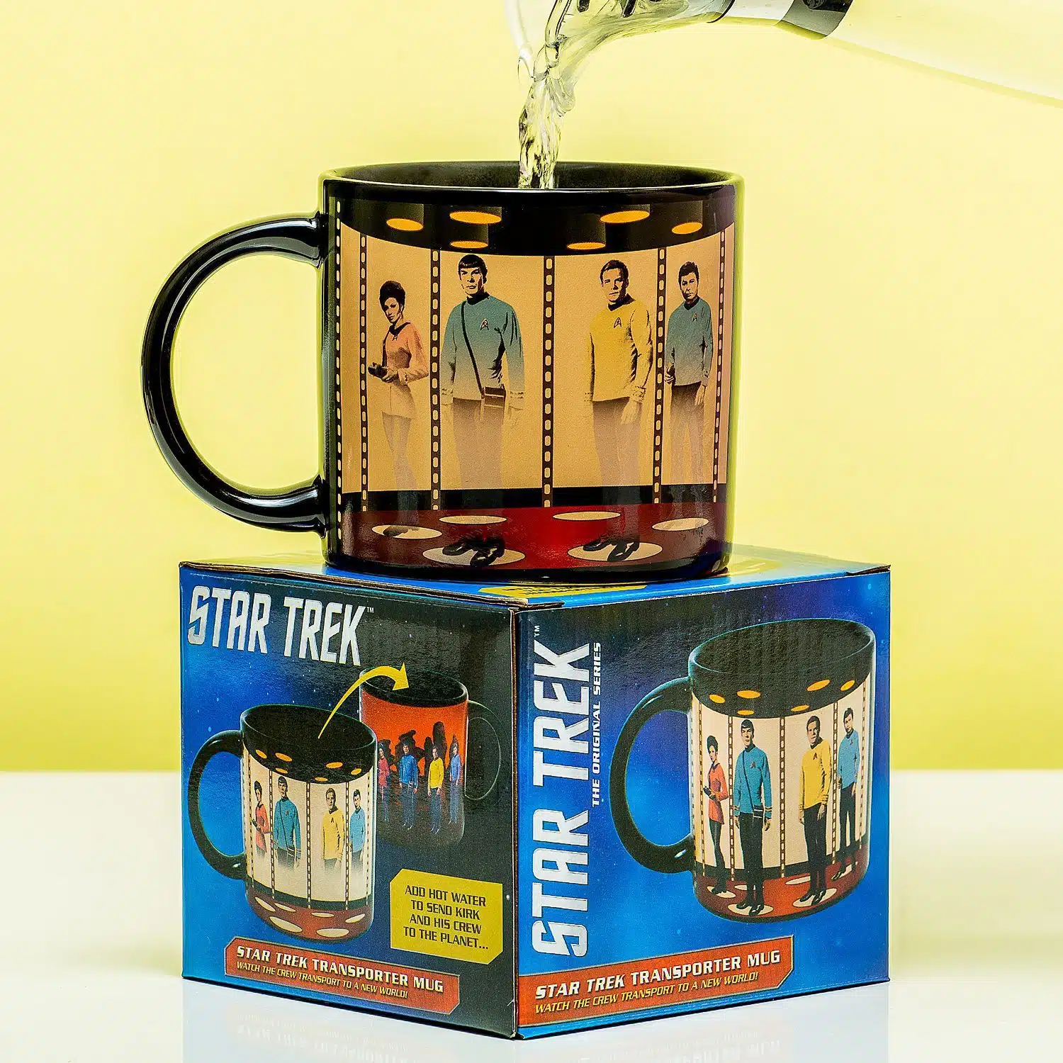 Star Trek Transporter wรคrmeempfindliche Tasse
