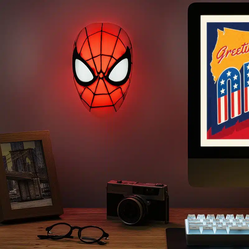 Spiderman Masken-Lampe
