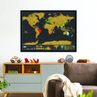 Scratch Map Deluxe Edition Rubbelweltkarte