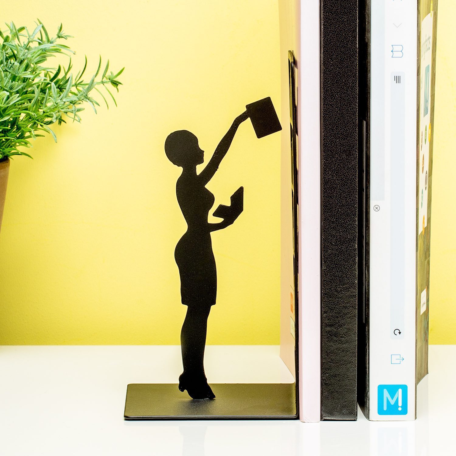 Die Buchstütze der Bibliothek