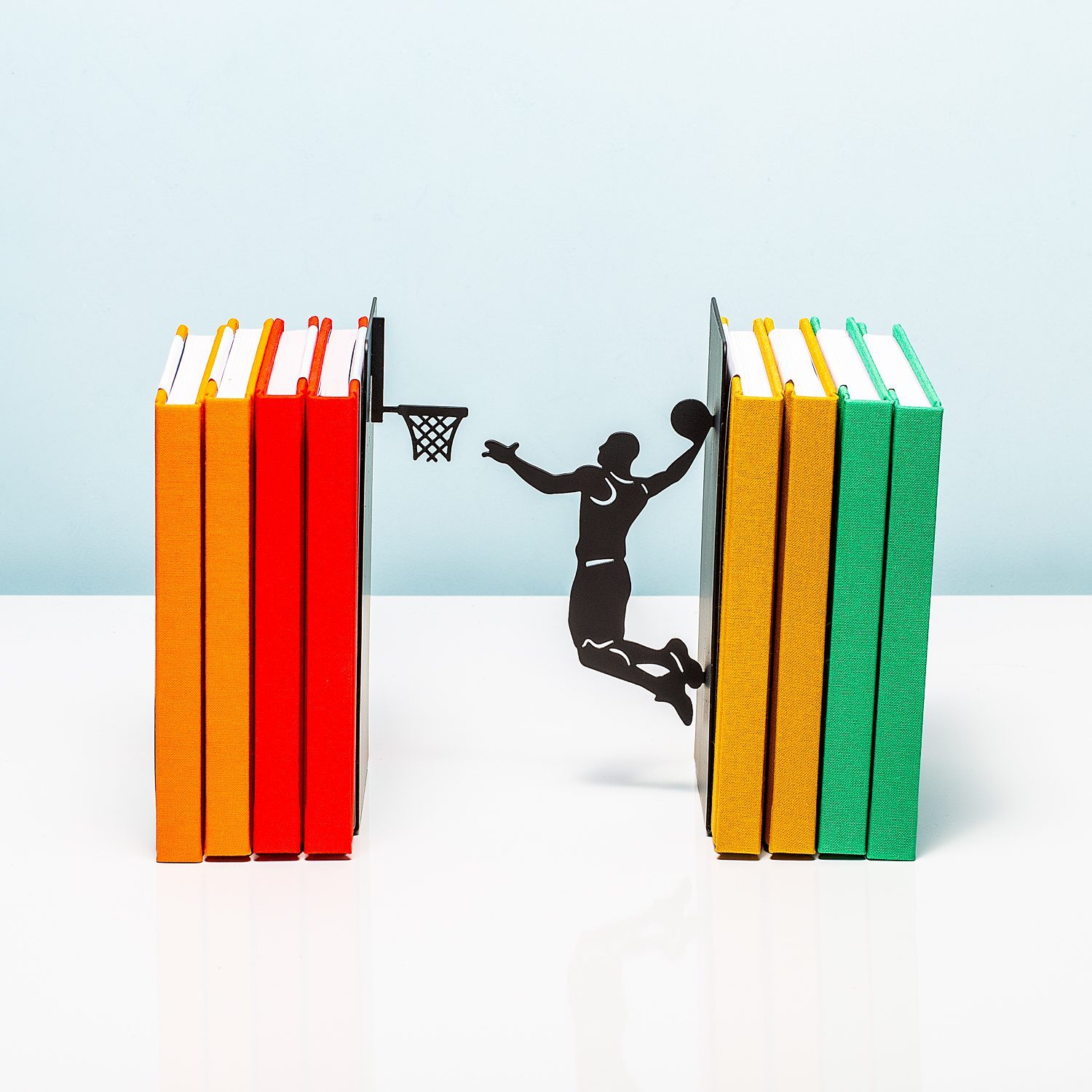 Slam Dunk Buchstütze (Set von 2)