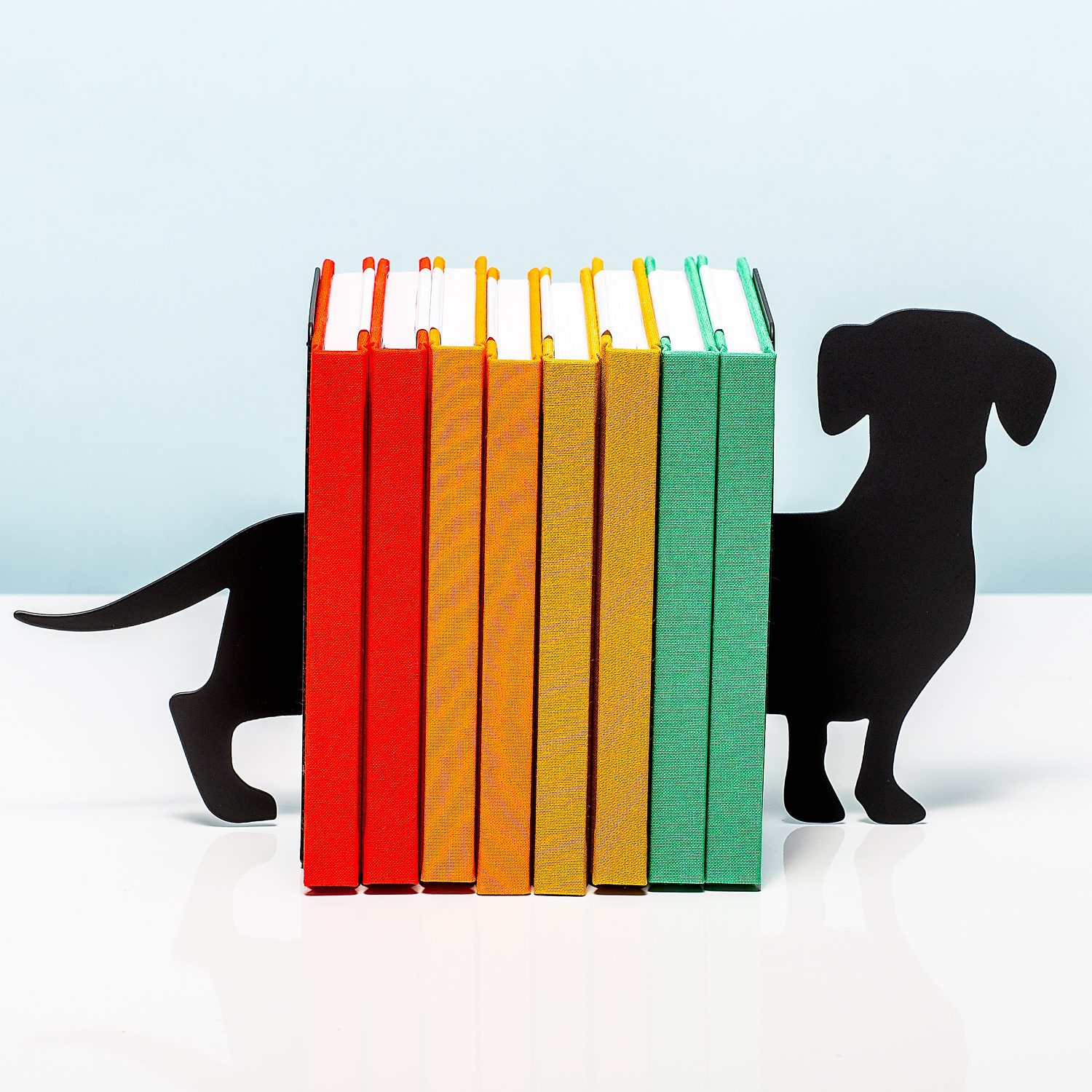 Teckel Buchstütze (Set von 2)