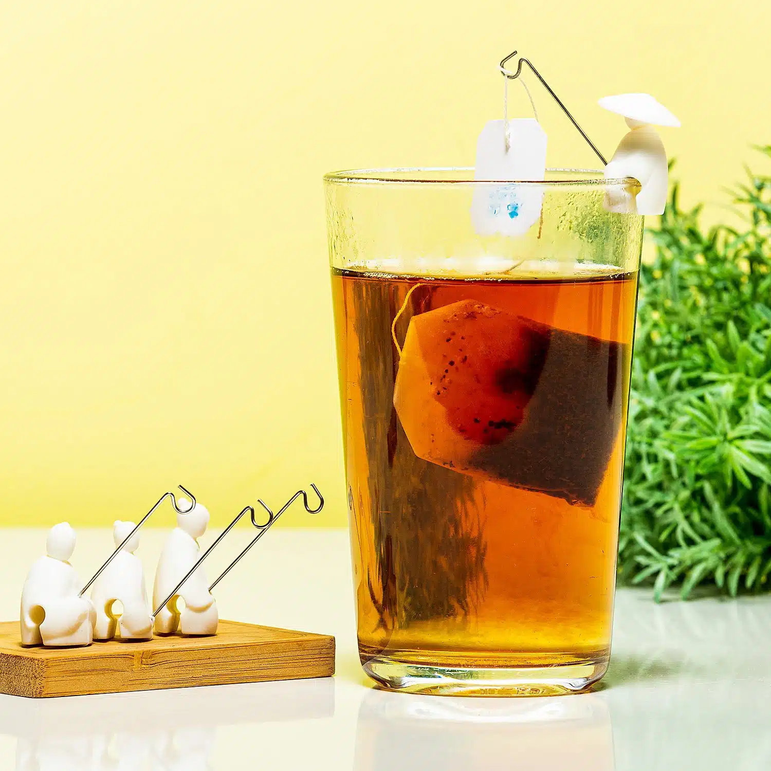 Chinesischer Fischer-Teebeutelhalter (4er-Set)