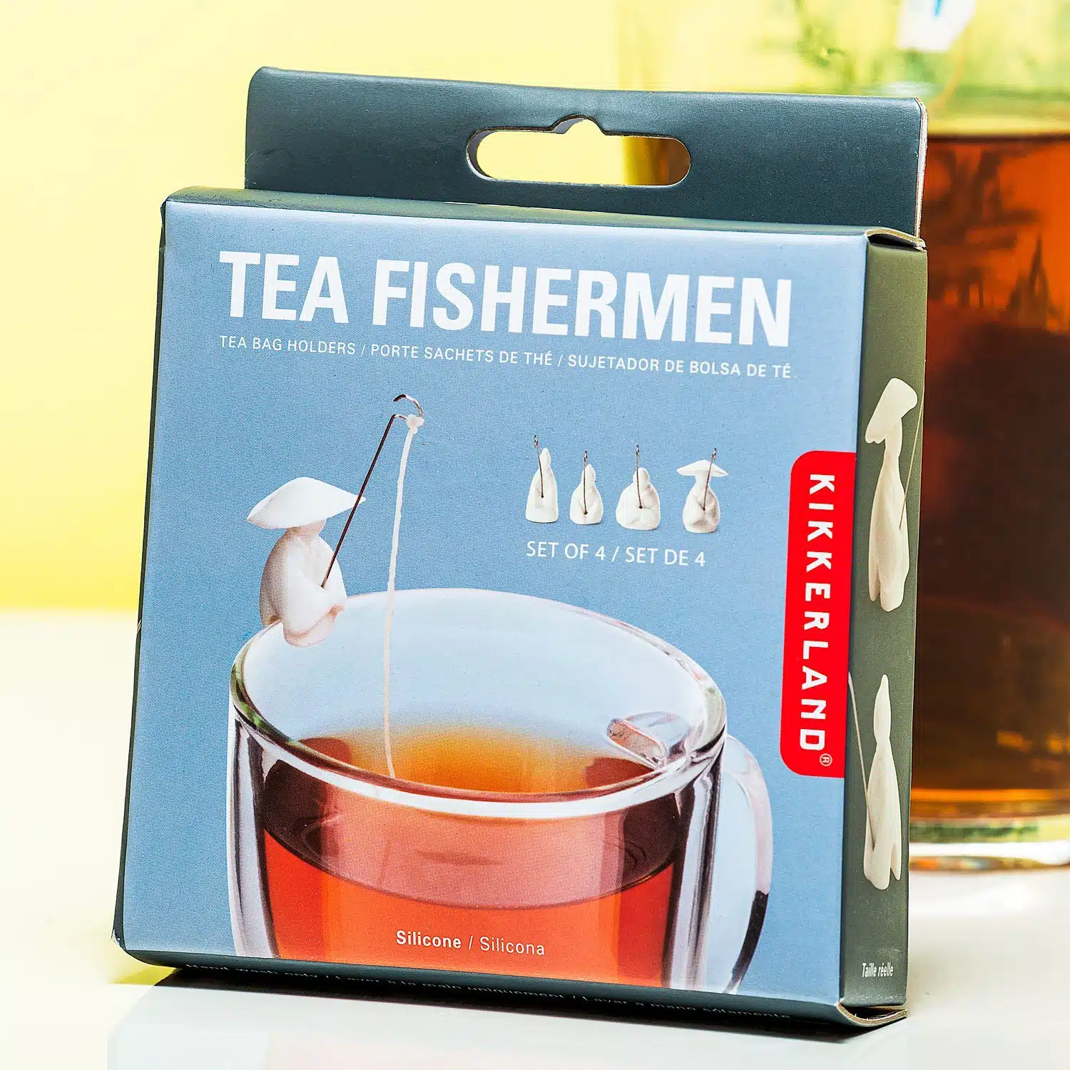 Chinesischer Fischer-Teebeutelhalter (4er-Set)