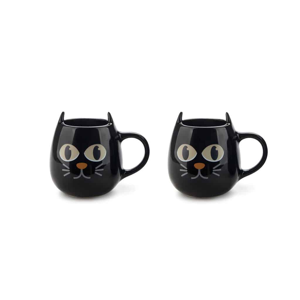 Wärmeempfindliche Katzen-Tassen (2er-Set)